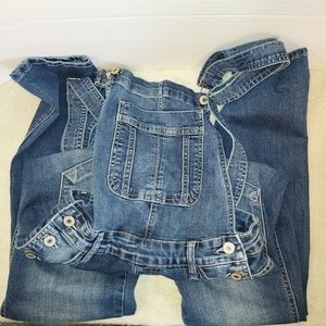 KanCan Dark wash Skinny overalls size S